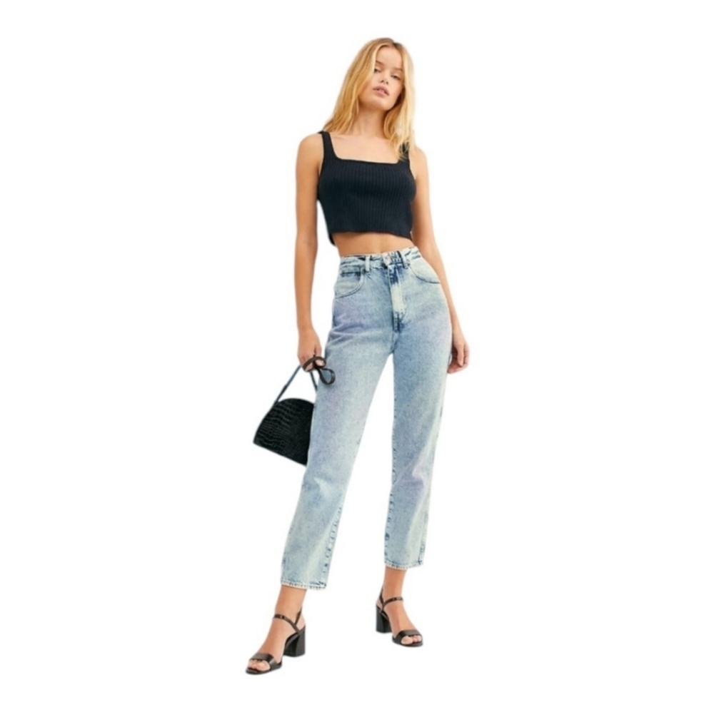 Wrangler x Free People Earthwash Mom Jeans